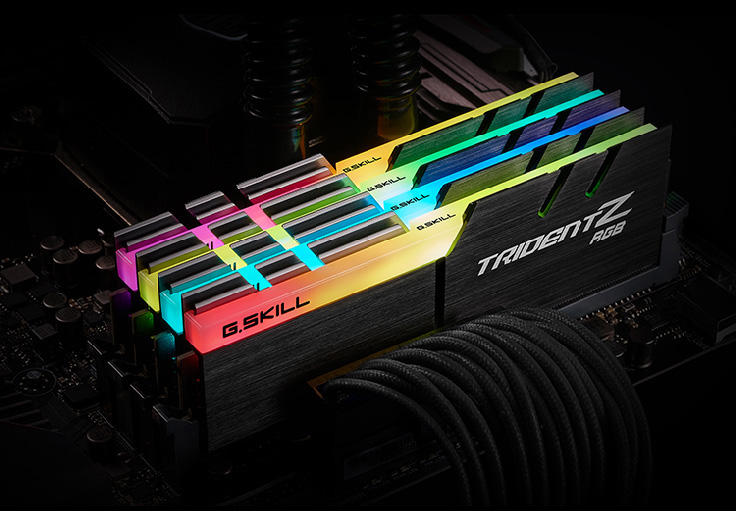 G.SKILL TridentZ RGB Series 32GB (4 x 8GB) 288-Pin PC RAM DDR4 
